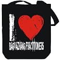 Canvas Tote Bag Black " I LOVE Baguazhang Practitioners " Sports
