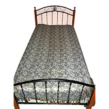 Jamawar Pashmina Bedspread Indian Bedding Twin Cashmere Sofa Throw