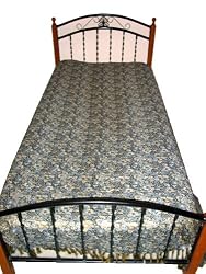 Jamawar Pashmina Bedspread Indian Bedding Twin Cashmere Sofa Throw