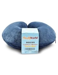 Home: The Comfort Master Is The BEST Travel Pillow For Airplane, Bus, Train, Car or Home Use - 45% Off Retail Price Today - This Therapeutic Memory Foam Neck Pillow Includes WASHABLE Microfiber Travel Pillowcase - Our Premium Neck Pillow for Travel MOLDS To Your Body Shape - 5 Year Money Back Guarantee - Comes With Elastic Strap - Crafty World
