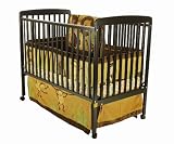 Dream On Me Bethany 2 in 1 Convertible Stationary Side Crib, Black