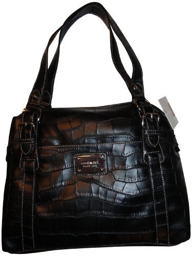 Womens Nine West Purse Shot Black