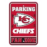 NFL Kansas City Chiefs Plastic Parking Sign