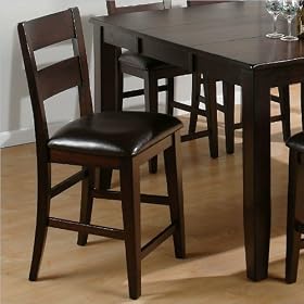 Jofran Counter Height 1 Rung LadderBack Stool (Set of 2) by Jofran