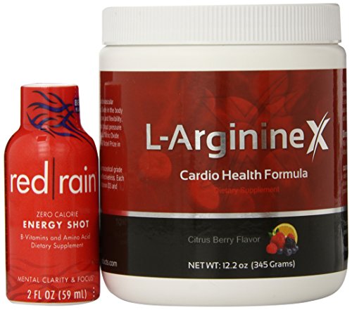 L-Arginine X --Nitric Oxide Cardio Formula --5000mg L-arginine, 1000mg L-citrulline, 50 Mg Coq10, Resveratrol, Pomegranate Extract, Complete Cardio Health Formula To Naturally Improve Heart Health, +Bonus Energy Shot
