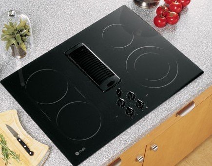 GE JP989BKBB ProfileTM 30 Downdraft Electric Cooktop