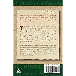 A User's Guide to the Book of Common Prayer: Morning and Evening Prayer