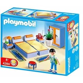 PLAYMOBIL 4284 CHAMBRE DES PARENTS + 4287CHAMBRE DES ENFANTS (Les maisons pack bundle)