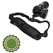 GTMax Black DSLR Camera Neck Shoulder Belt Strap with Quick Setup Plate + Cup Pad for Fuji FinePix X100S, S8200, S4200, S4500, SL300, SL1000, HS25EXR / HS28EXR, HS30EXR, HS50EXR, S3200, HS20EXR, S4000, S2950; Panasonic DMC-G6, GH3K, LZ20, FZ6K0, FZ200, FZ150K, FZ47; Sony Cyber-shot DSC-H200, A99, DSC-HX1, HX200V, HX100V