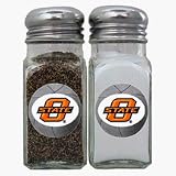 Review Bergamot  / Oklahoma State Cowboys Basketball Shaped Logo Salt and Pepper Shaker Set
