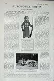 1907 GOLF SPORT ARNAUD MASSEY HILLS CAR MONTAGU JAPAN