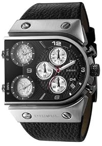 Diesel #DZ9054 Men's Oversized Three Time Zone Chronograph Watch