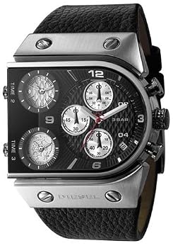 Diesel #DZ9054 Men's Oversized Three Time Zone Chronograph Watch