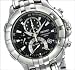 Seiko Men's SPC011 Retrograde Chronograph Silver-Tone Watch