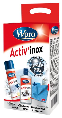 Wpro ACTIV\'inox Pflegeset f&uuml;r Edelstahloberfl&auml;chen INX004 Preisvergleich