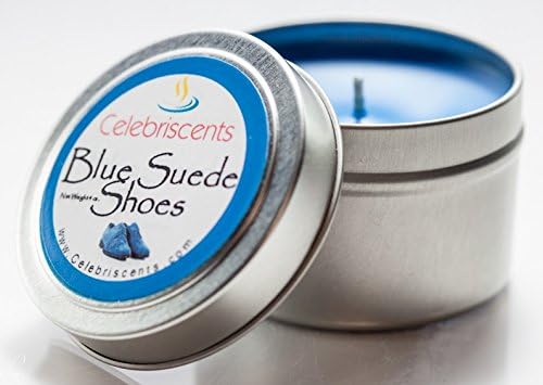 Blue Suede Shoes (Leather Scented Soy Candle)