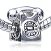 Antique Rotary Telephone Bead Biagi Chamilia Pandora Charms Compatible