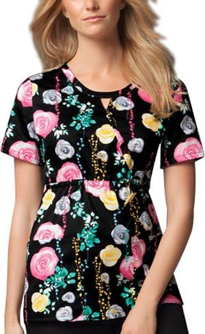 Runway by Cherokee3729 Women's Mock Wrap Scrub Top