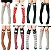 JT-Amigo Kids Children Girls Cotton Knee High Socks, Assorted 8 Pairs