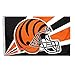 Fremont Die NFL Cincinnati Bengals 3' x 5' Flag with Grommets, 3 x 5-Foot, Helmet