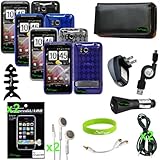 CrazyOnDigital 17 items Cases Charger Screen Protector For HTC Thunderbolt  ....