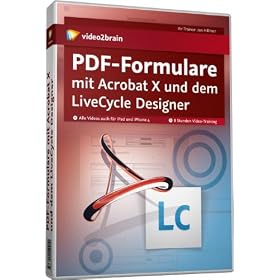 Video2Brain PDF-pourmulare Acrobat X + LiveCycle Designer DVD - allemand