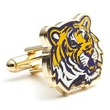 LSU Tigers NCAA Logo'd Executive Cufflinks w/ Jewelry Box
