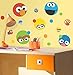 RoomMates RMK1698SCS Sesame Street Dots Peel & Stick Wall Decals