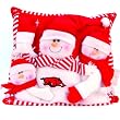 Arkansas Razorbacks Snowman Pillow