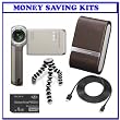 Sony HDR-TG5V HD Handycam Camcorder w/ Built-in GPS Receiver + Sony 4GB Memory Stick PRO Duo (Mark2) + Sony Semi Soft Carrying Case + HDMI (6 ft) + Snap, Shoot & Share Starter Pack