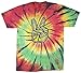 ODM Art Peace Sign Tie Dye Graphic T-Shirt