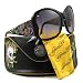 AUTHENTIC ED HARDY SUNGLASSES EHS 049 BLACK BUTTERFLIES AUTHENTIC