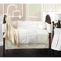Beansprout Bella 6 Piece Crib Set, Cream