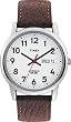 Timex Men's Easy Reader Brown Leather Watch #T20041