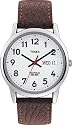 Timex Men's Easy Reader Brown Leather Watch #T20041