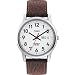 Timex Men's Easy Reader Brown Leather Watch #T20041