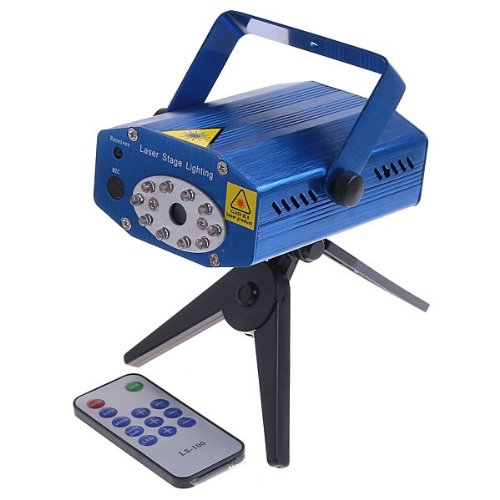 Multicolor Stage Laser Light Projector with Remote