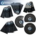 Versa-Tool MB3A3B3C3D1H1I1J Universal Oscillating Saw Blade Kit. 15 Piece, 7 Blade Type Variety Pack.