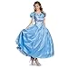 Disney Women's Cinderella Movie Adult Prestige Costume, Blue, X-Large