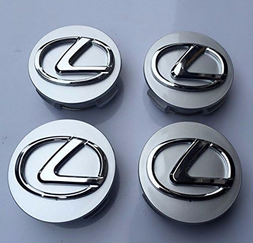 For NEW 4PC 62MM SILVER CHROME WHEEL HUB CAPS SET OF 4 CENTER WHEELS LOGO CAP
