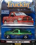 1 Badd Ride Truckin Metallic Green & Blue Dodge Ram SRT10 1:64 Scale Die Cast Truck... by 1 Badd Ride