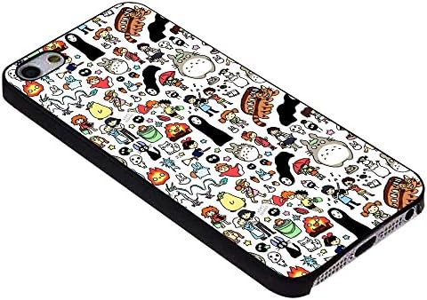 Studio Ghibli Character Doodles For iPhone Case (iPhone 6S black)