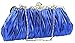 Iblue Womens Satin Evening Clutch Wedding Party Purse Cocktail Handbags#C15
