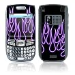 Purple Neon Flames Design Protective Skin Decal Sticker for Palm Treo 680 Cell Phone