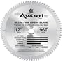 Freud TK807 Avanti 12-Inch 96-Tooth ATB 1-Inch Arbor Ultra-Fine Finish Crosscut Blade