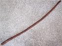 Zulu Sjambok Whip Hippo Hide Mvubu Knobkerrie 36