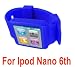 Blue Silicon Watch Band Wrist Strap for iPod Nano 6 6th Gen Blue Silicon Watch Band Wrist Strap for iPod Nano 6 6th Gen