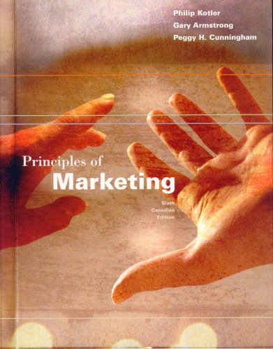 City Travel Guides Discounted  Books : Principles of Marketing, Sixth Canadian Edition