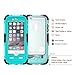 iPhone 6 Waterproof Case, iThrough Waterproof, Dust Proof, Snow Proof, Shock Proof Case, Touched Transparent Screen Protector, Heavy Duty Protective Carrying Cover Case for iPhone 6 4.7inch (Blue-)