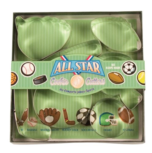 Fox Run All Star Sports Cookie Cutter Set